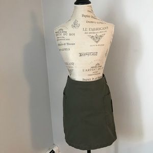 Target green mini skirt.